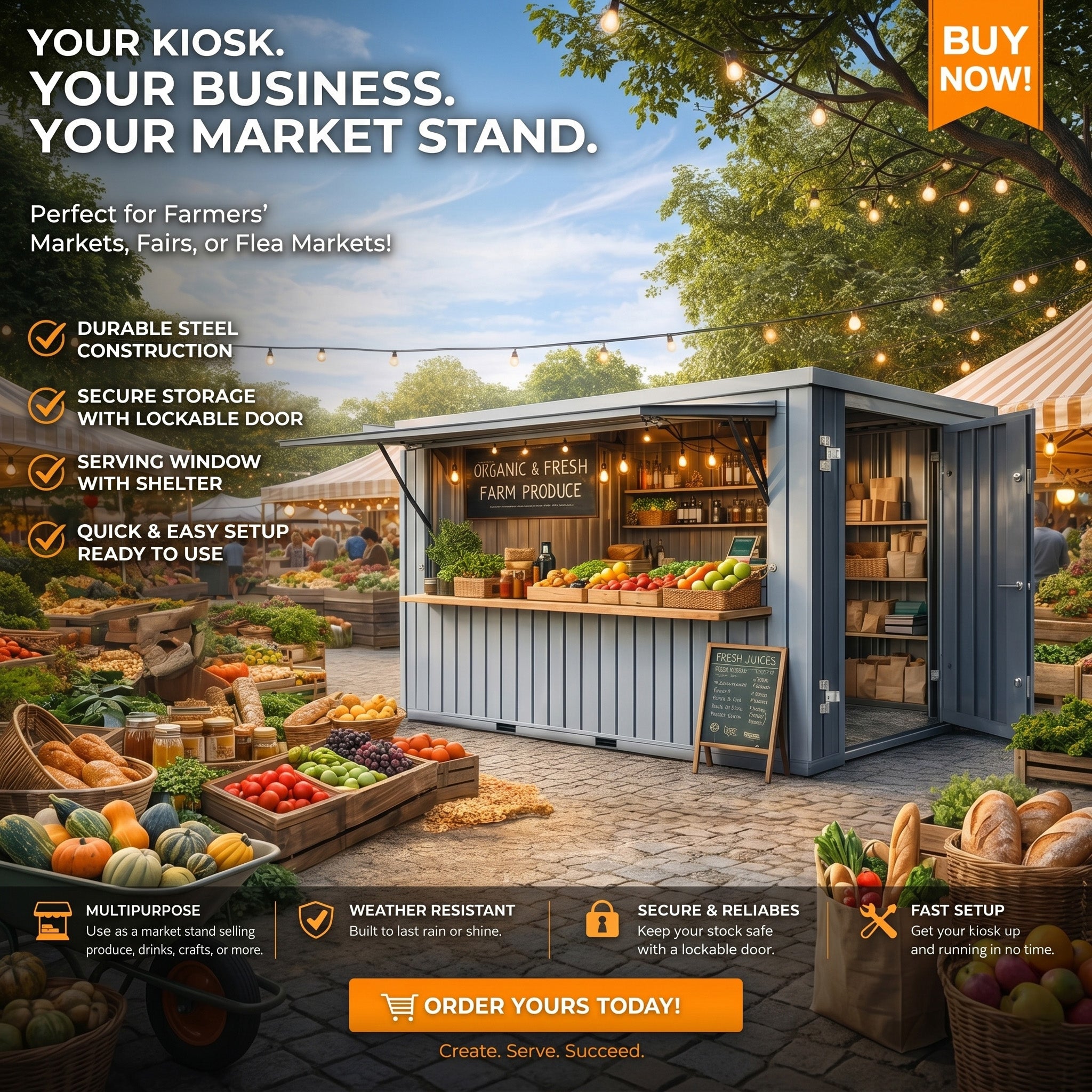13' Kiosk Unit